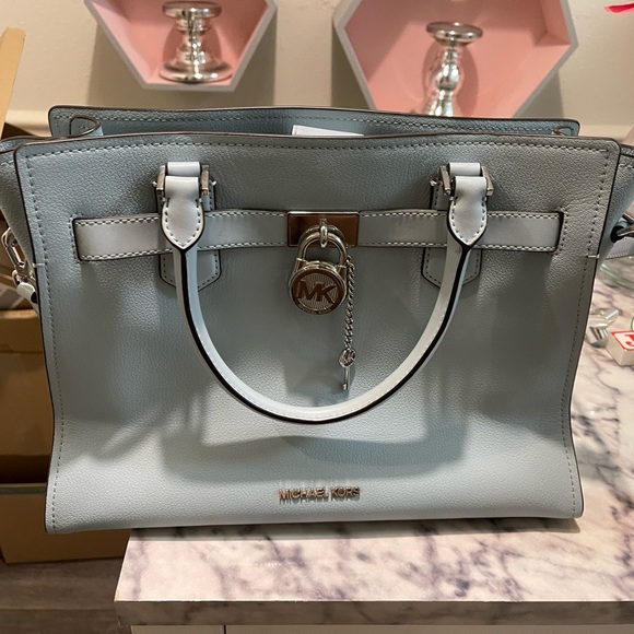 Michael Kors Sky Blue Satchel - Picture 4 of 12